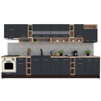 Bucatarie COSSY NEW 400 Wenge / Decor 0164
